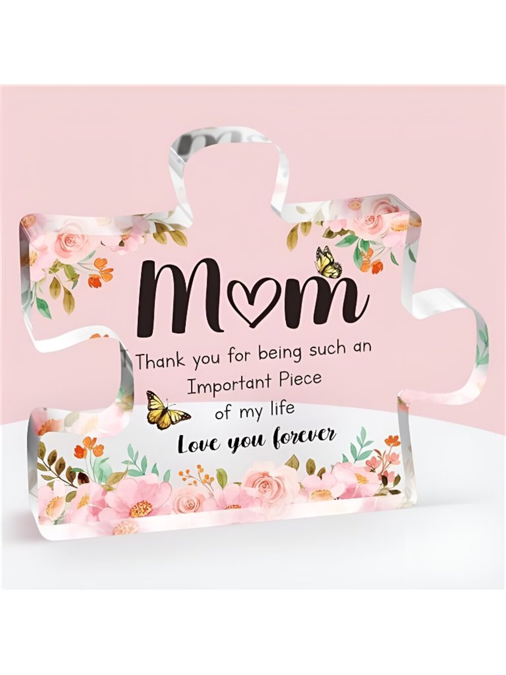 Gifts for Mom - Delicate Mom Birthday Gifts from Daughter Son - Engraved